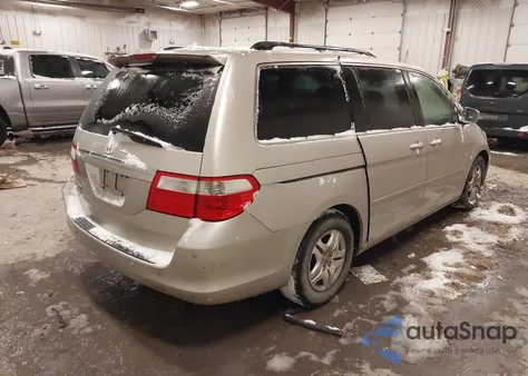 2007 Honda Odyssey Touring from USA, damaged, VIN 5FNRL38897B025954